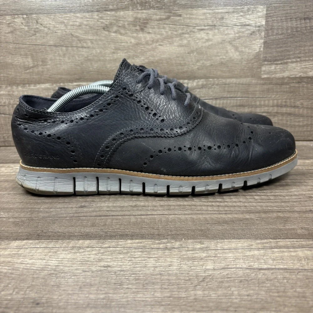 Cole Haan Zerogrand Leather Black Mens US Size 12 C25005 Sneakers